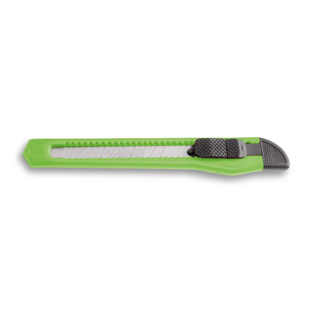 Cutter plastique personnalisable Vert Clair